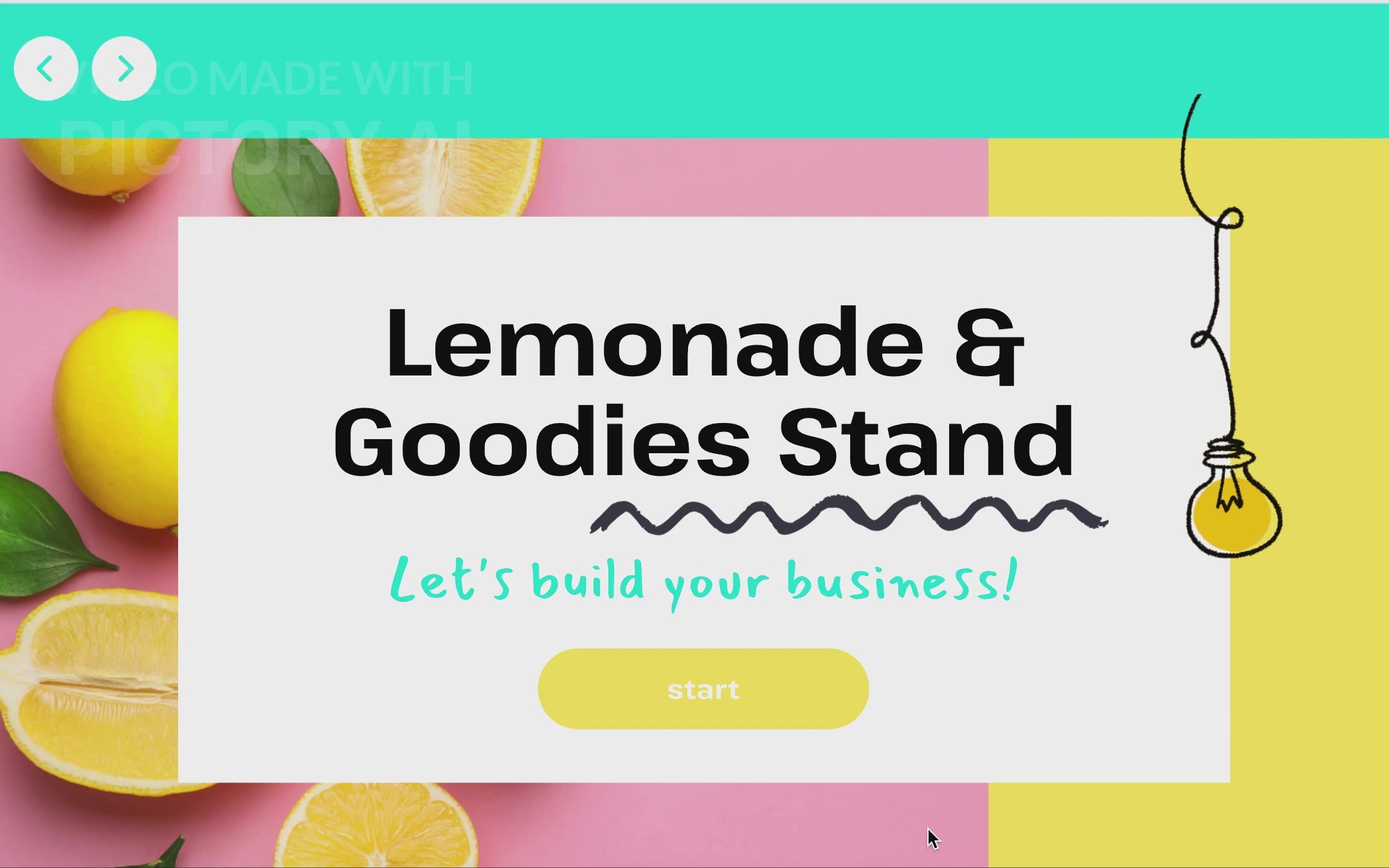 Digital Lemonade and Goodies Stand  Kit